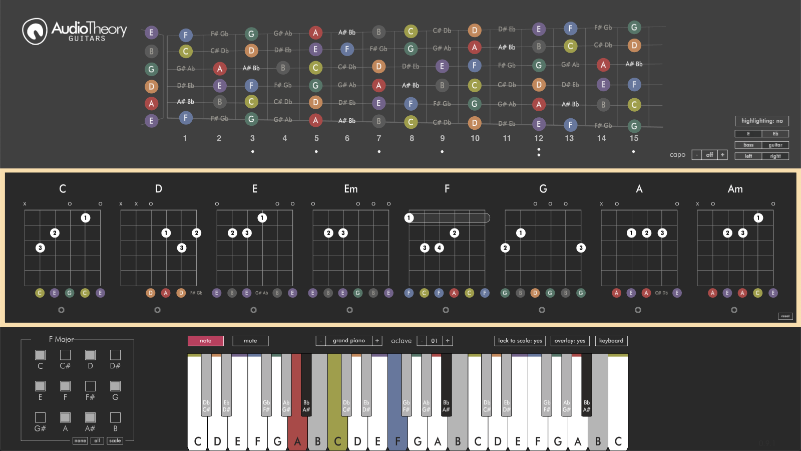 AudioTheory Guitars screenshot