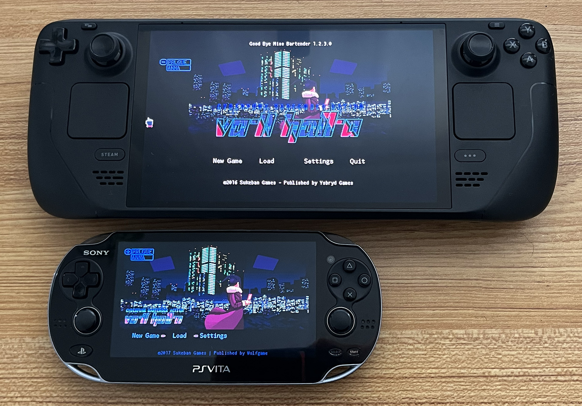 PS Vita and Steam Deck